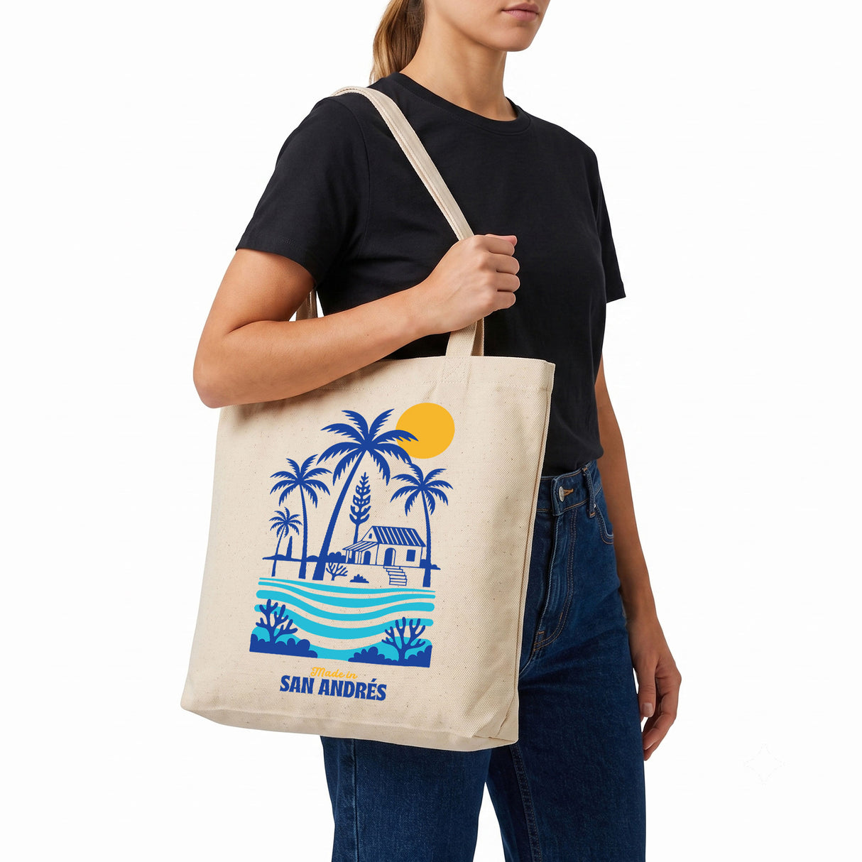 Azul Isleño Totebag