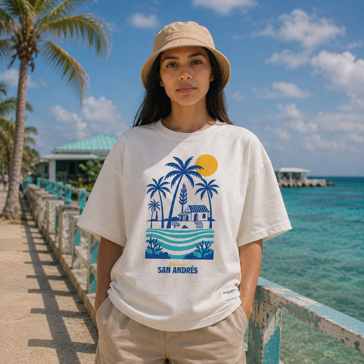 Azul Isleño Premium Oversized