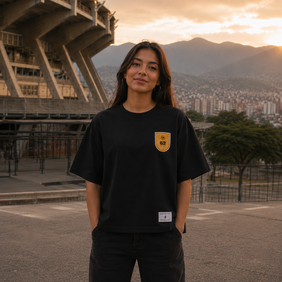 Fútbol Colombia Boxy Fit