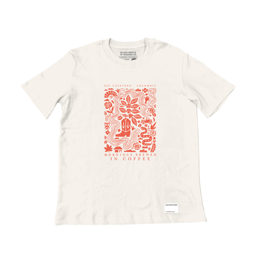 Mornings Brewed In Coffee Premium Oversized