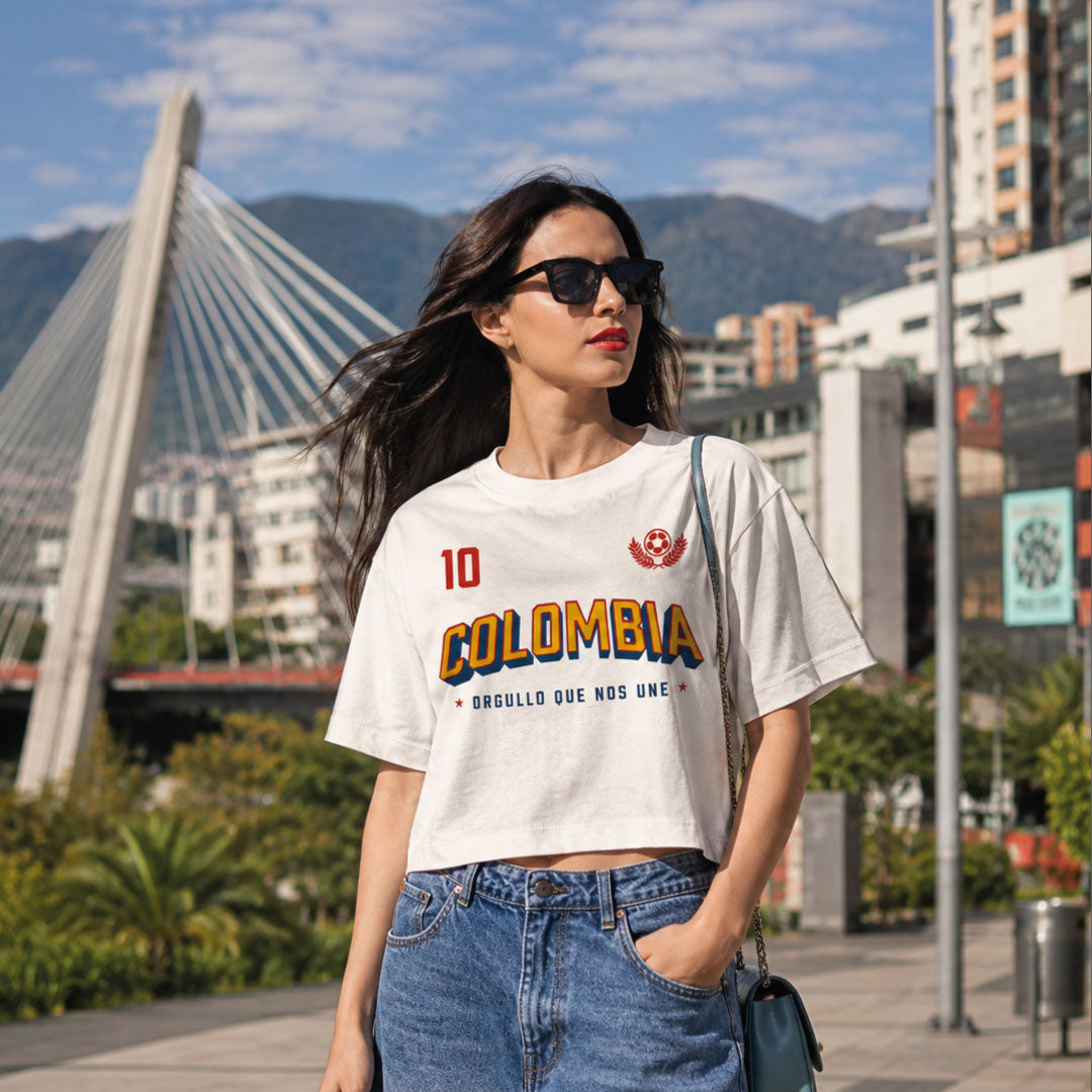 Orgullo del Fútbol Colombiano Boxy Fit