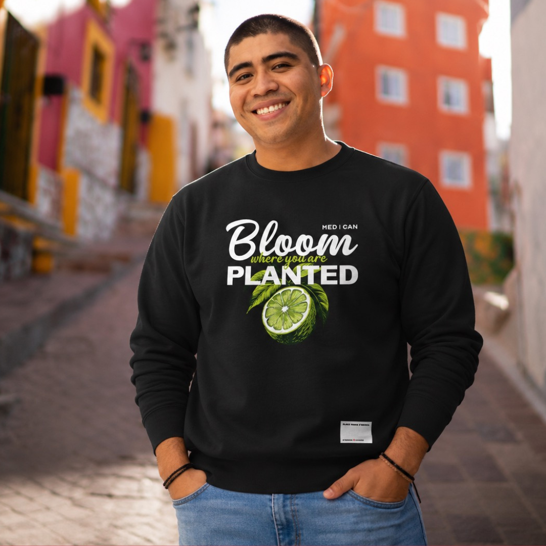 Bloom where you are planted Buzos