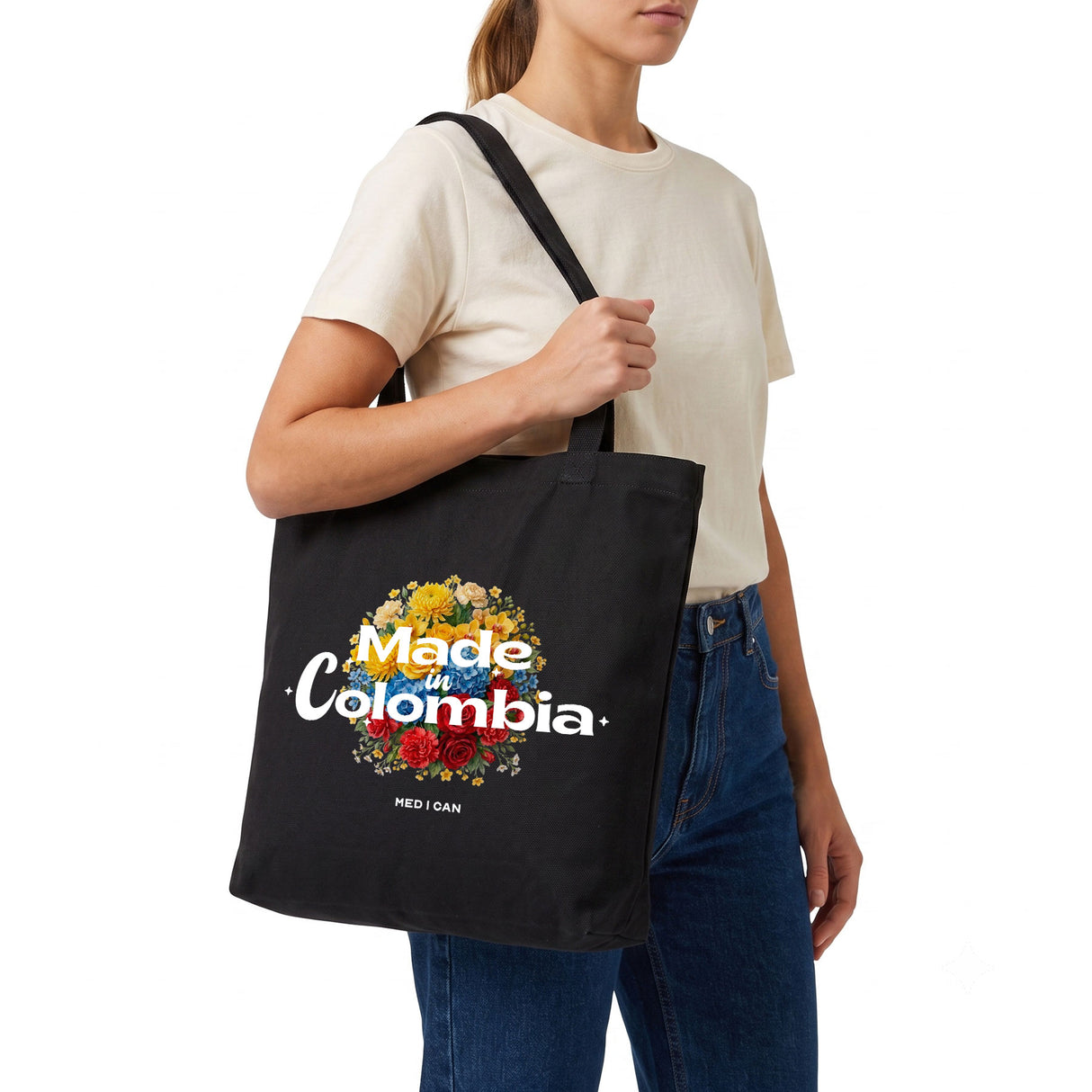 Floreciendo Desde Colombia Totebag