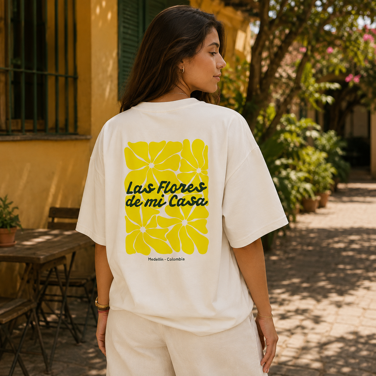 Las flores de mi casa Premium Oversized