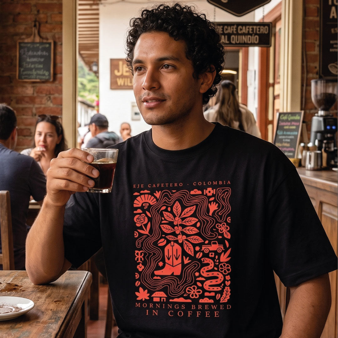 Mornings Brewed In Coffee Premium Oversized