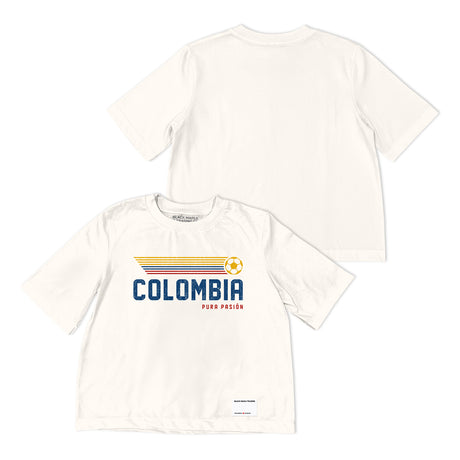 Pasión Retro del Fútbol Colombiano Boxy Fit