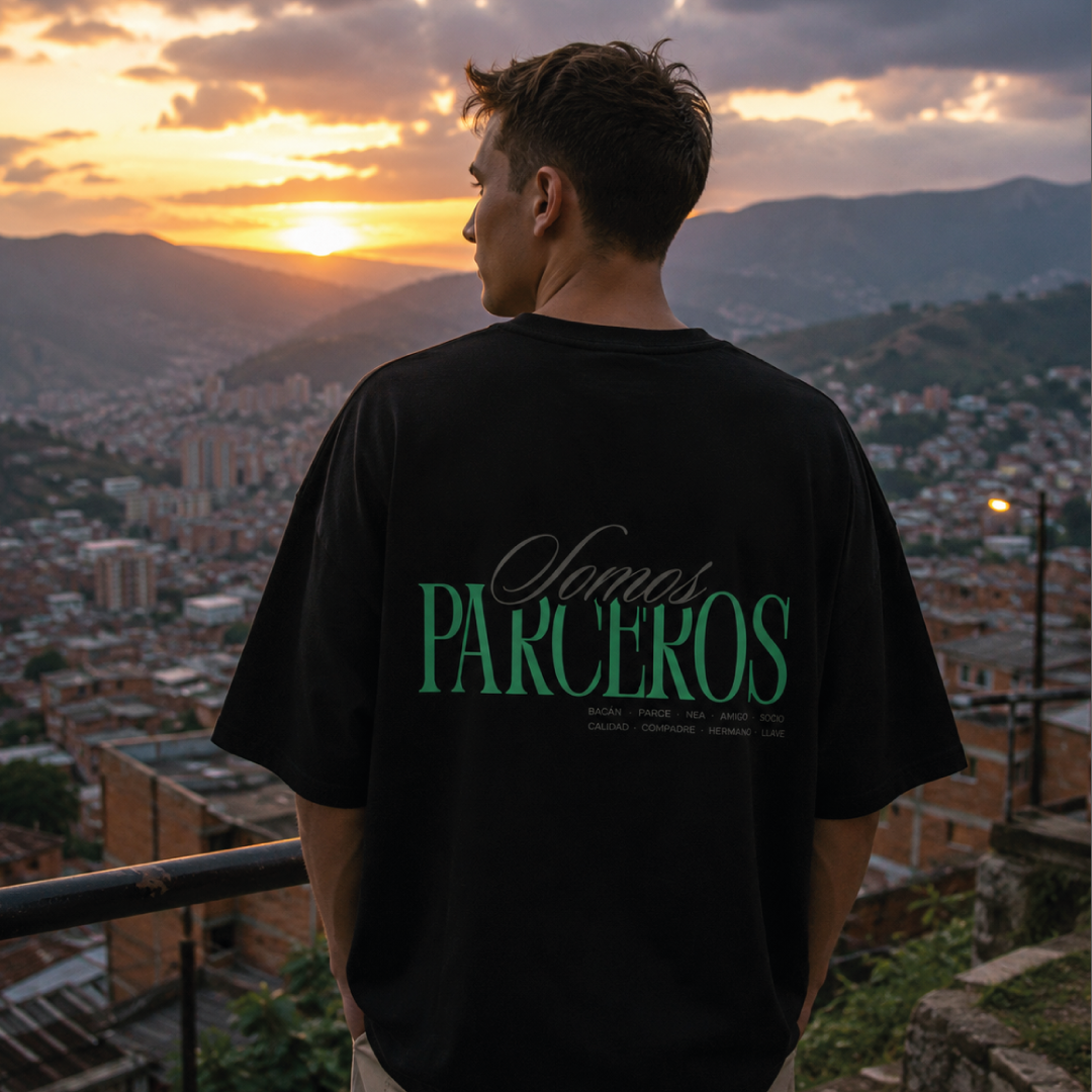 Somos Parceros Black Premium Oversized