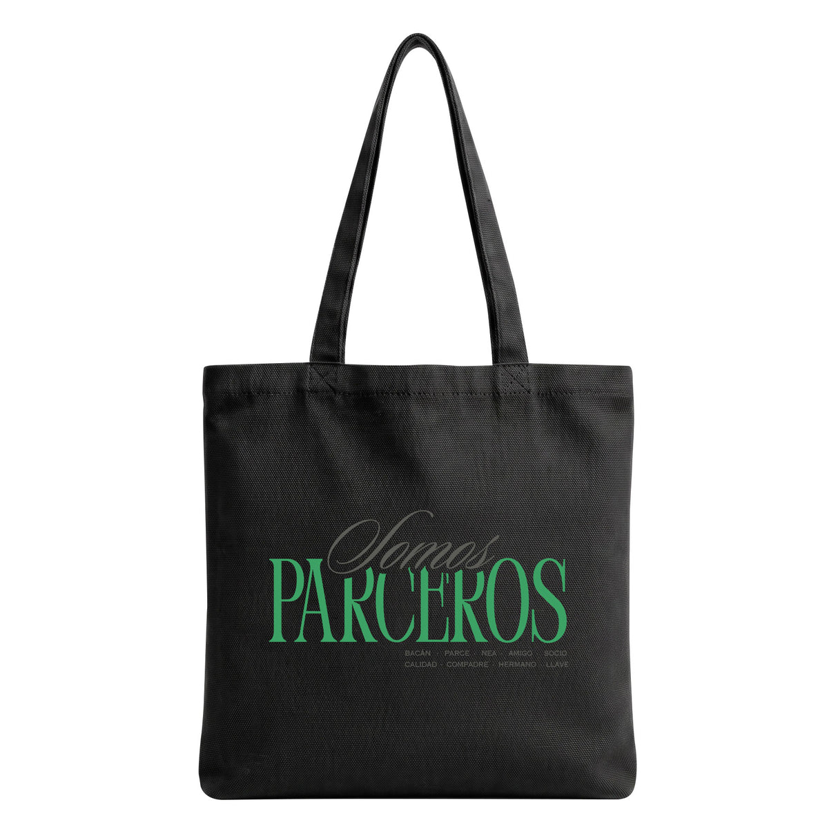 Somos Parceros Black Logo Totebag