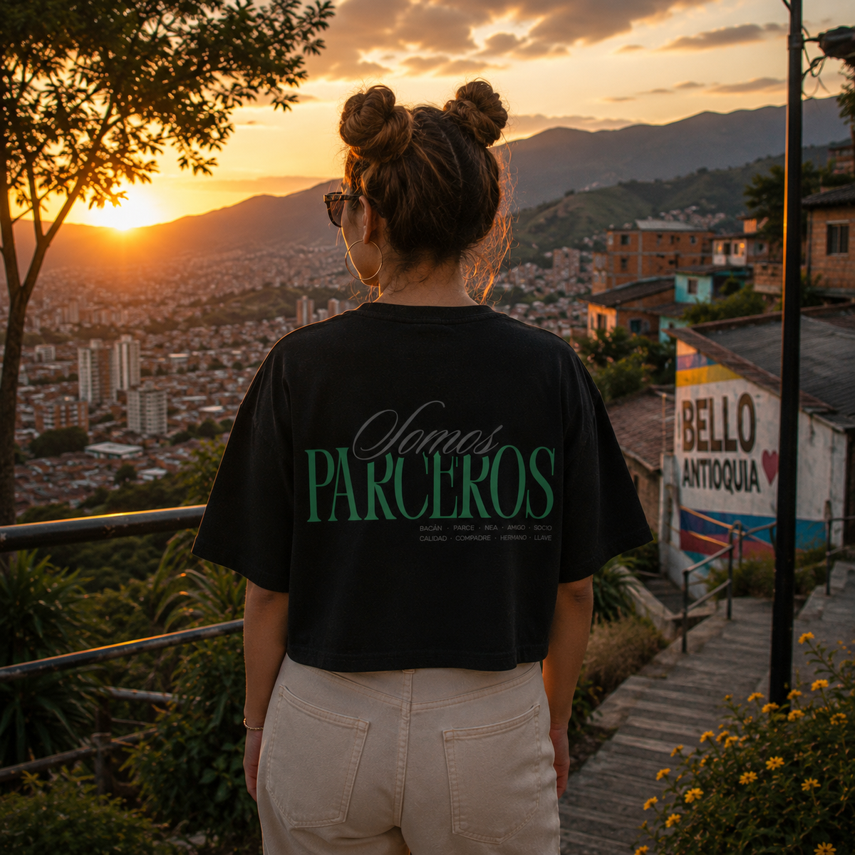 Somos Parceros Black Boxy Fit